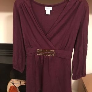 Large maternity top
